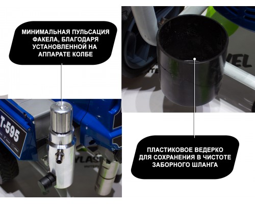 Безвоздушный окрасочный аппарат T-595