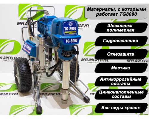 Безвоздушный шпаклевочный аппарат TG-8900