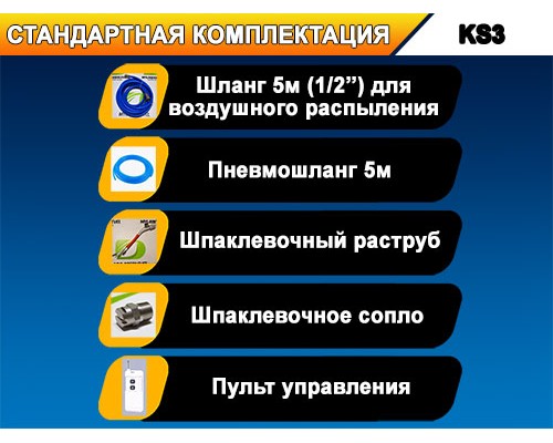 Шпаклевочный аппарат KS3, комплектация "ПРОФЕССИОНАЛ"