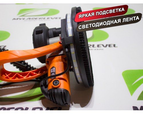 Телескопическая шлифовальная машинка для стен и потолков OTS 225 (с вакуумным мешком)