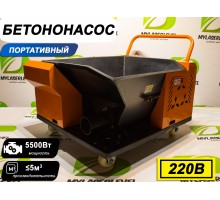 Мини бетононасос для малоэтажного строительства HBT MINI